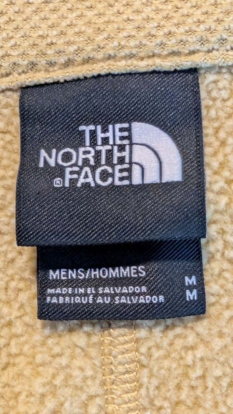 The North Face Men's Textured Cap Rock 1/4 Zip Pullover Kelp Tan, Size M - Picture 6 of 9